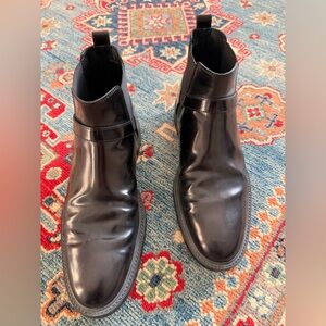 Tod's Black Leather Men's Boots